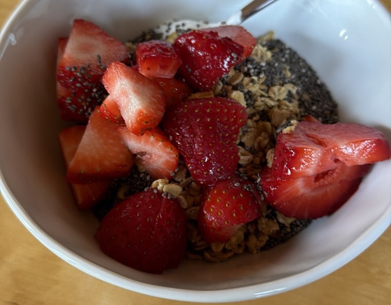 Nourish bowl with grilled chicken